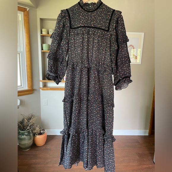 Doen Clay Dress in Black Mafia size small - Picture 2 of 9